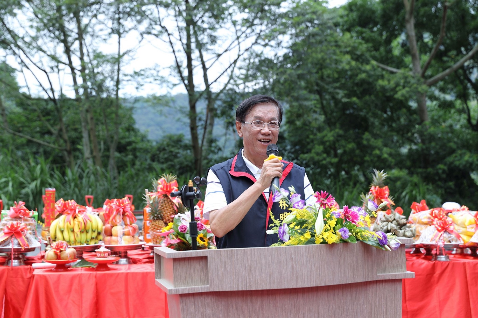 南投縣長林明溱致詞